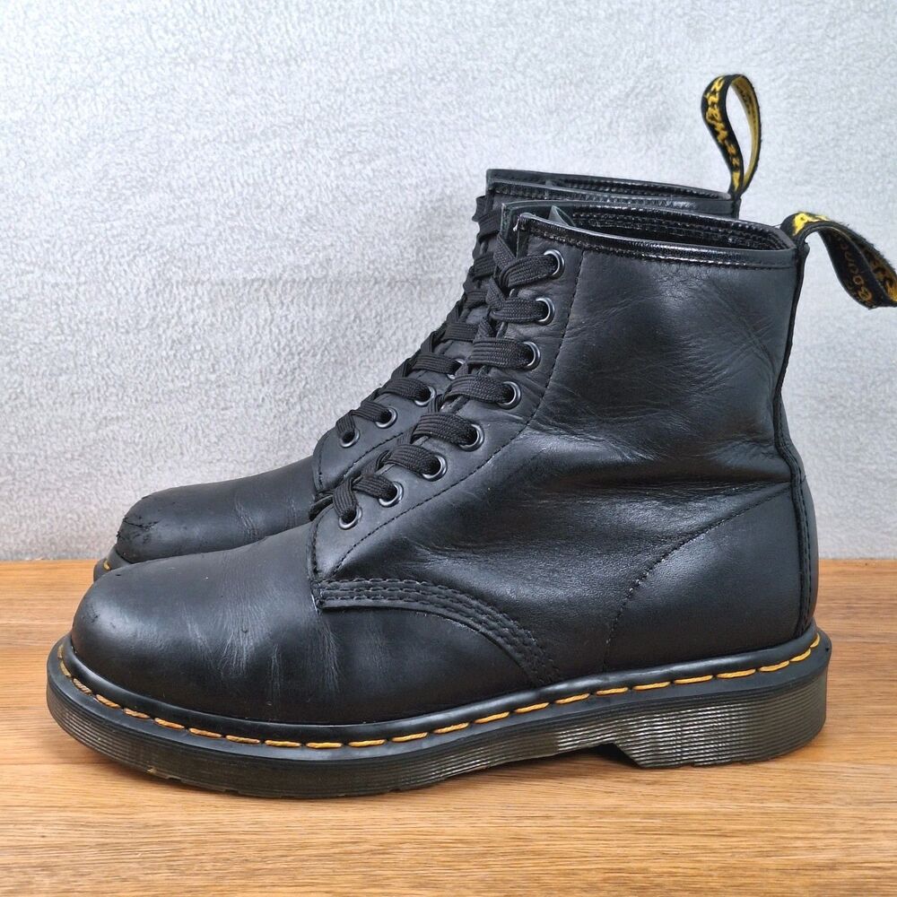 Dr. Martens 1460 For Life Women's 8 Men's 7 EU 39 Nappa Boot Black Made Forlife